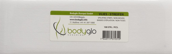 Image du produit Bodyglo bandes papier non-tissées (100 x, 164 g)