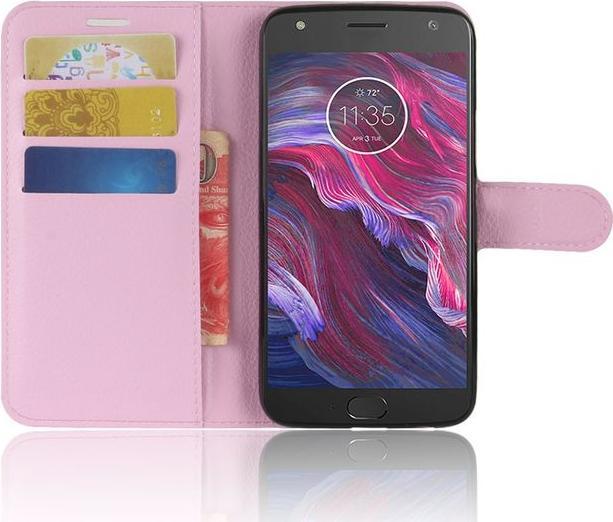Produktbild MU Classic Klassische Leder Hülle mit Litchitextur (Motorola Moto X4)