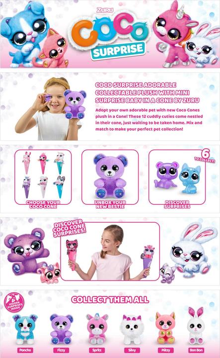 Produktbild Zuru Coco Surprise Cones (28 cm)