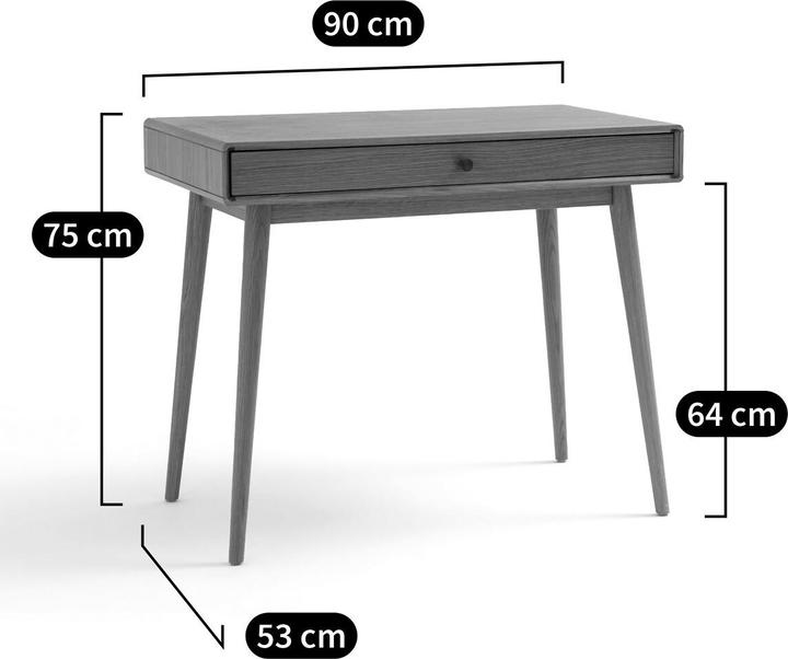 Produktbild La Redoute Interieurs Miji (90 x 53 x 75 cm)