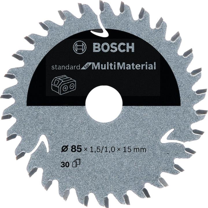 Image du produit Bosch Professional Zubehör Lame de scie circulaire PRO Multi Material cordless, 85 x 1,5 x 15 mm