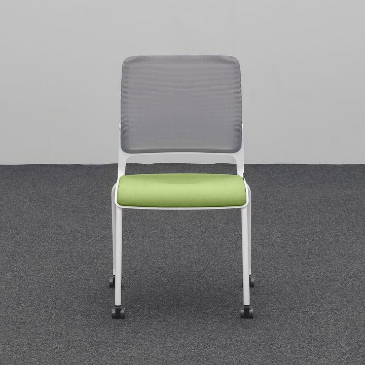 Produktbild Sitag 4-Fuss Stühle SitagXilium Mesh Grün ohne Armlehnen, Neu (48 cm)