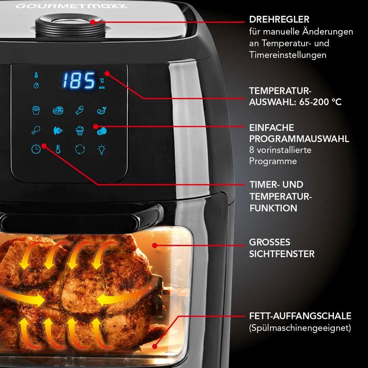 Immagine prodotto Gourmetmaxx Friggitrice ad aria calda
