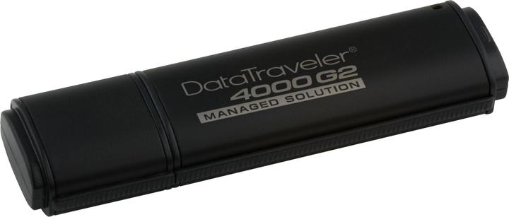 Image du produit Kingston 64 Go USB3.0 DT4000 G2 256 AES FIPS 140-2 Niveau 3 Prêt pour la gestion (64 Go, USB-A)