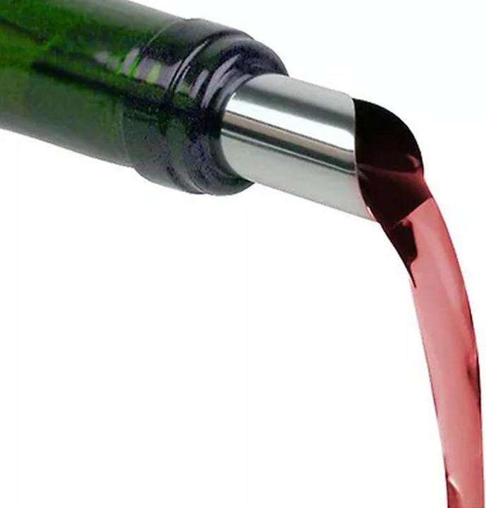 Produktbild Drop Stop 2 silberne Ausgiesser (Weinausgiesser)