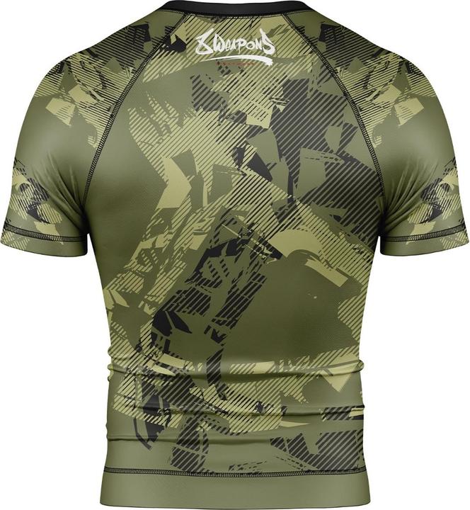 Immagine prodotto 8Weapons 8 WEAPONS Rashguard, S/S, Hit 2.0, olive-black, S (S)