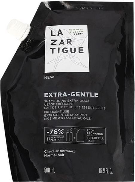 Produktbild Lazartigue Shampoo Extra-Mild Eco-Recharge Extra-Gentle - 500 ml (500 ml, Flüssiges Shampoo)