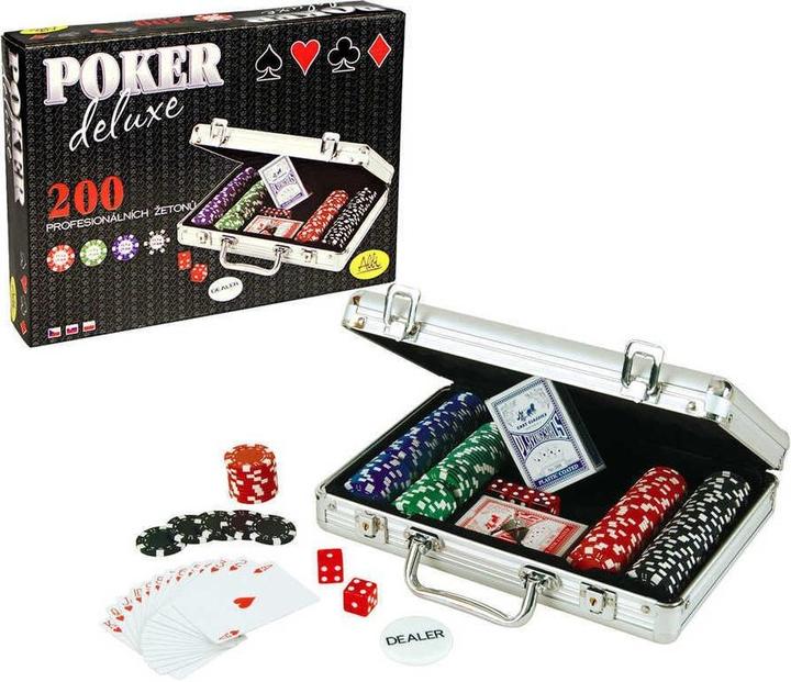 Produktbild albi Deluxe poker in a case of 200 P50 chips
