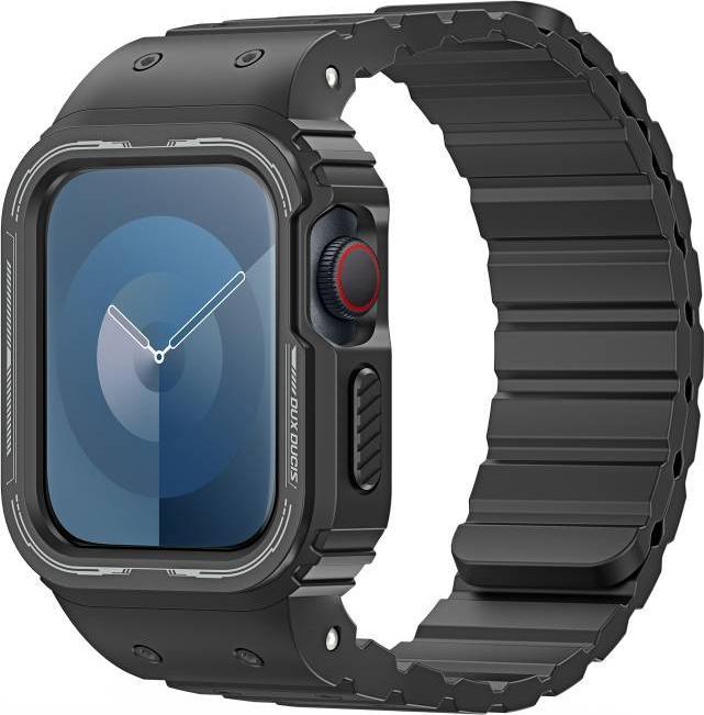 Produktbild Dux Ducis OA Armband Apple Watch 38mm/40mm/41mm - Schwarz (38 mm, 40 mm, 41 mm, Silikon (liquid))