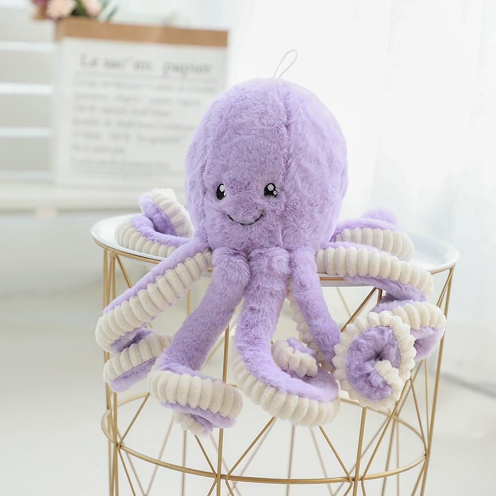 Tinisu Oktopus Kuscheltier - 18 cm lila PlÃ¼schtier Tintenfisch Stofftier (18 cm)