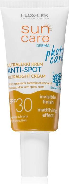 Floslek Sun Care Derma Photo Care Ultralight Anti-Spot Face Cream Spf30 30Ml (Suntan cream, SPF 30, 30 ml)