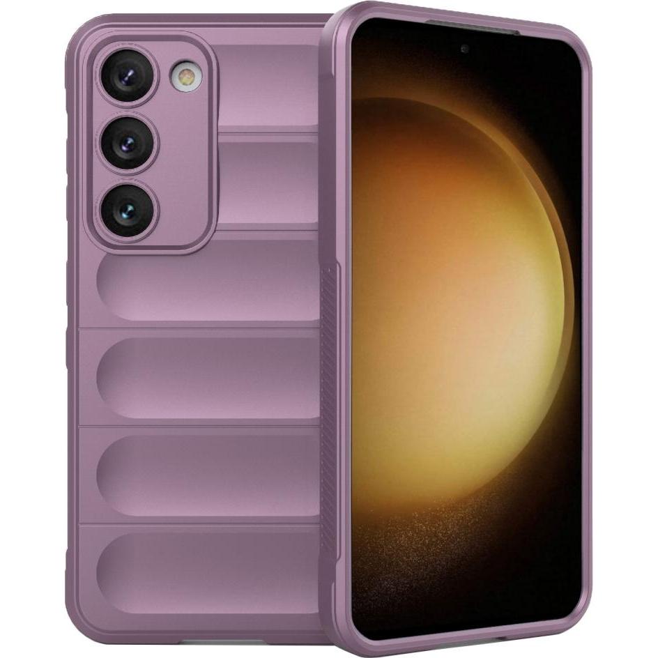 Screenguard CloudCase Samsung Galaxy S23 TPU Hülle (Samsung Galaxy S23), Smartphone Hülle, Violett