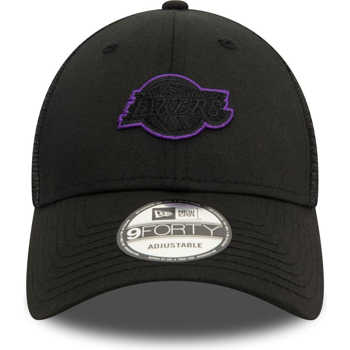 Thumbnail - New Era, Herren, Cap, 9Forty Trucker Cap - HOME FIELD Los Angeles Lakers, Schwarz, (One Size)