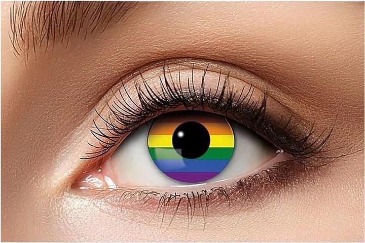 Produktbild Metamorph Pride Regenbogen Jahreslinse für Fasching Halloween (Bunt)