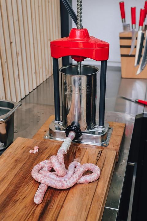 Image du produit F. Dick HTW Remplisseur de saucisses de table de boucherie maison 3 litres/5 lb (pour les cuisiniers