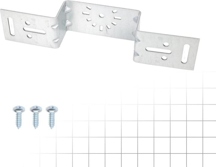 Actual product image Sanpro Angled mounting plate for wall discs, single centre distance (Press connection)