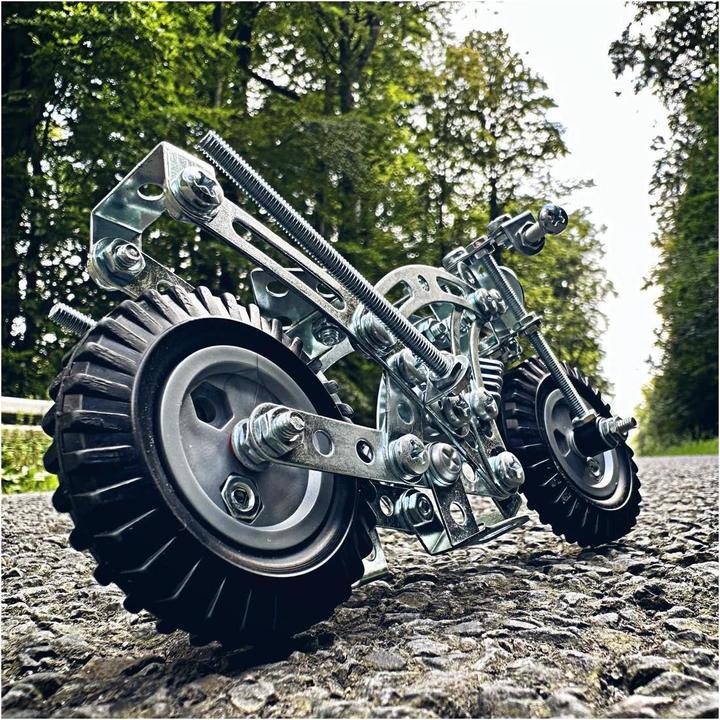Actual product image Eitech C265 Metal construction kit - Motorcycle II, multicolour