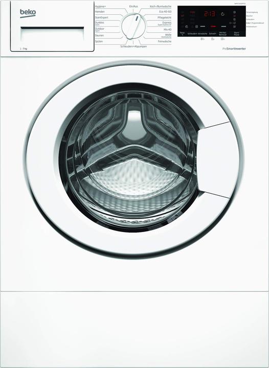 Actual product image Beko WMI71433PTE1 Washing Machine Built-in Front Loader C (7 kg, Left)