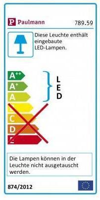 Energielabel Paulmann LED-streep SimpLED Power (Neutraal wit, 300 cm, Interieur)
