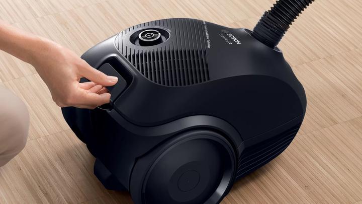 Produktbild Bosch Hausgeräte Vacuum cleaner BGBS2BA2 Bagged, Power 600 W, Dust capacity 3.5 L, Black, Made in Germany