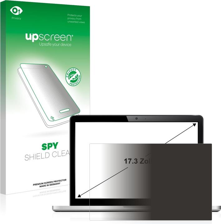 upscreen Spy Shield Blickschutzfolie (17.30", 16 : 9)