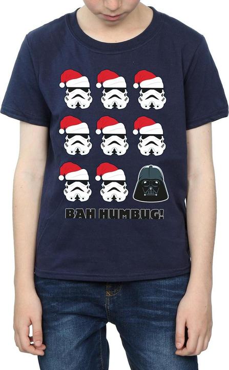 Actual product image Star Wars Boys Christmas Humbug T-Shirt (116)