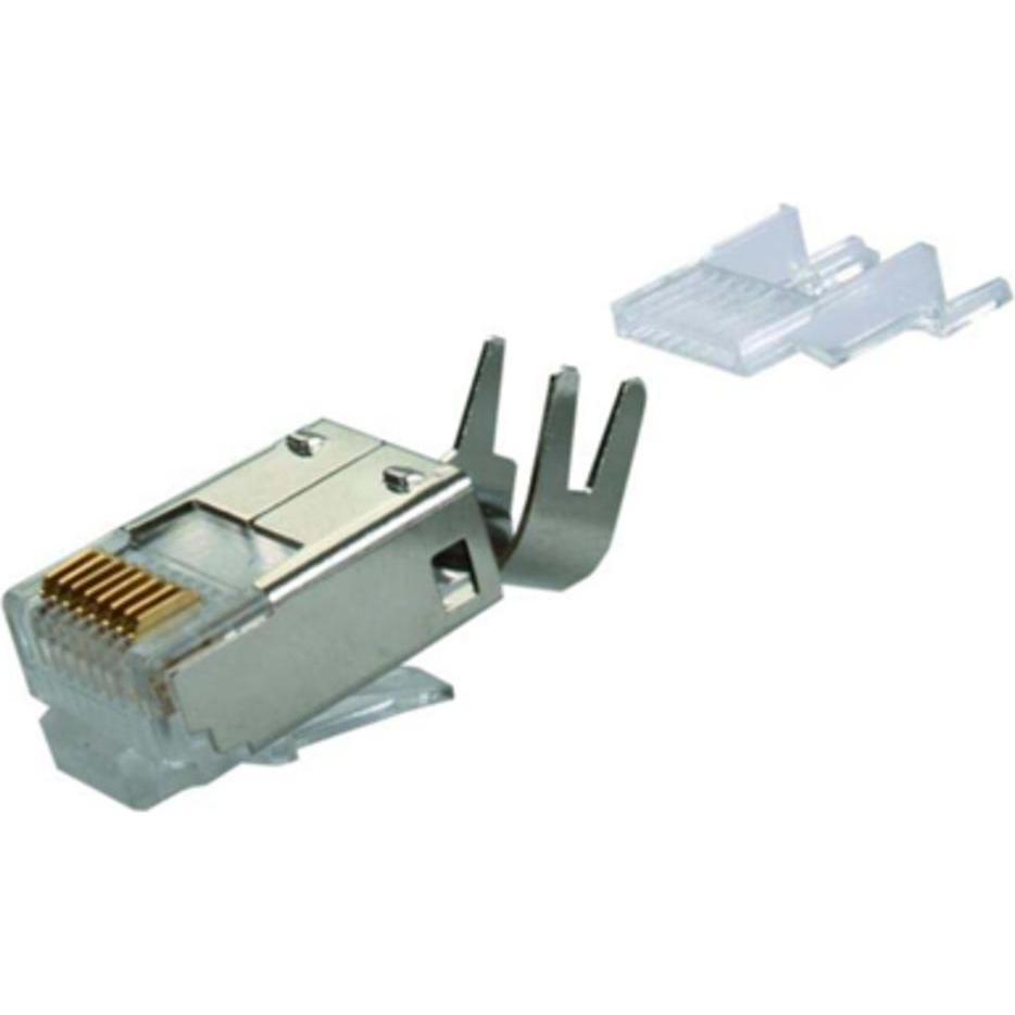 Thumbnail - Telegärtner Kat.6 RJ45 Stecker, vollgeschirmt, MP8 FS Modularstecker 8-polig ohne Tülle, mit Adernvorsortierung (Netzwer...