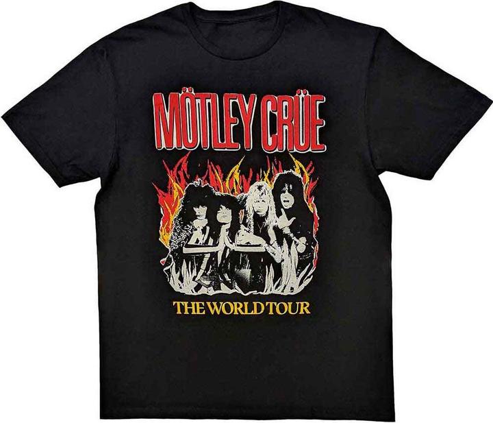 Motley Crue Vintage World Tour Flames