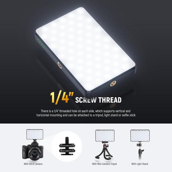 Actual product image Neewer Basics Bi-Color Selfie Light BL120B