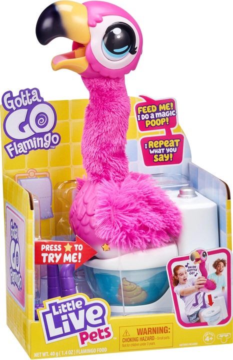 Productafbeelding Gear2play GottaGo Interactieve Zachte Speelgoed Flamingo (33 cm)