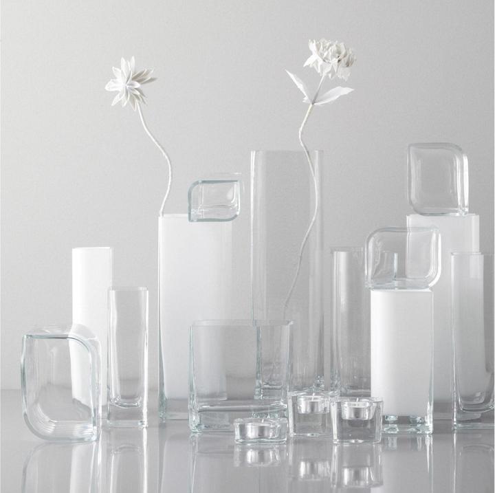 Produktbild Leonardo Vase Lucca 25 Transparent (1 x, 8 x 8 x 26 cm, 1.88 l)