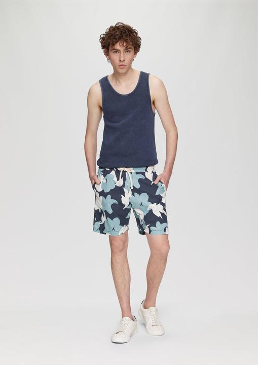 Image du produit S.Oliver Hose Shorts mit All-over-Print und elastischem Bund (L)