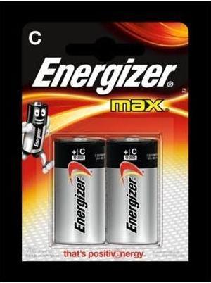 Actual product image Energizer Max Alkaline (2 pcs., C / Baby / LR14 / R14, 8000 mAh)