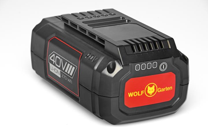 1 x WOLF-Garten Akku LYCOS 40, 750 A 7.5AH 270WH