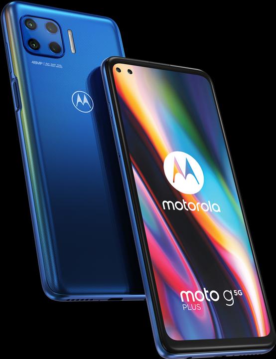 Produktbild Motorola Moto G 5G Plus (64 GB, Surfing Blue, 6.70", Dual SIM, 48 Mpx, 5G)