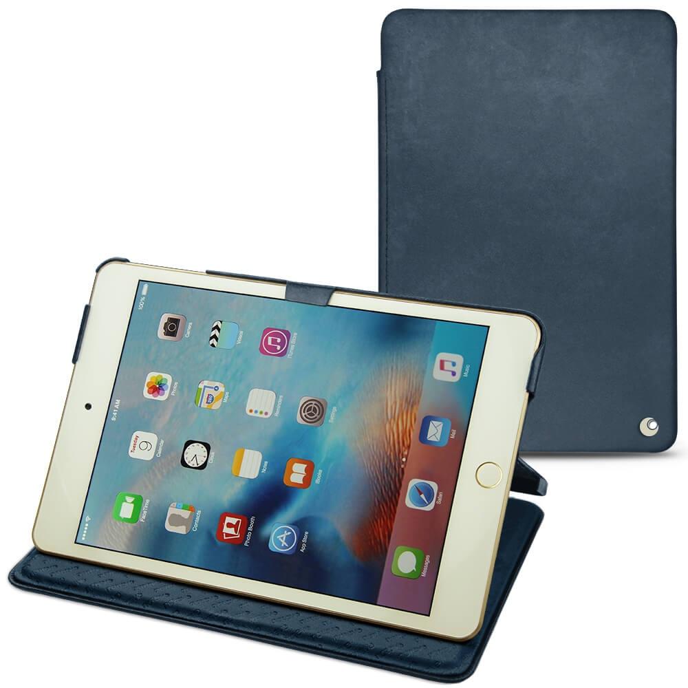 Thumbnail - Noreve Lederschutzhülle horizontal (IPad Mini 4), Tablet Hülle, Blau
