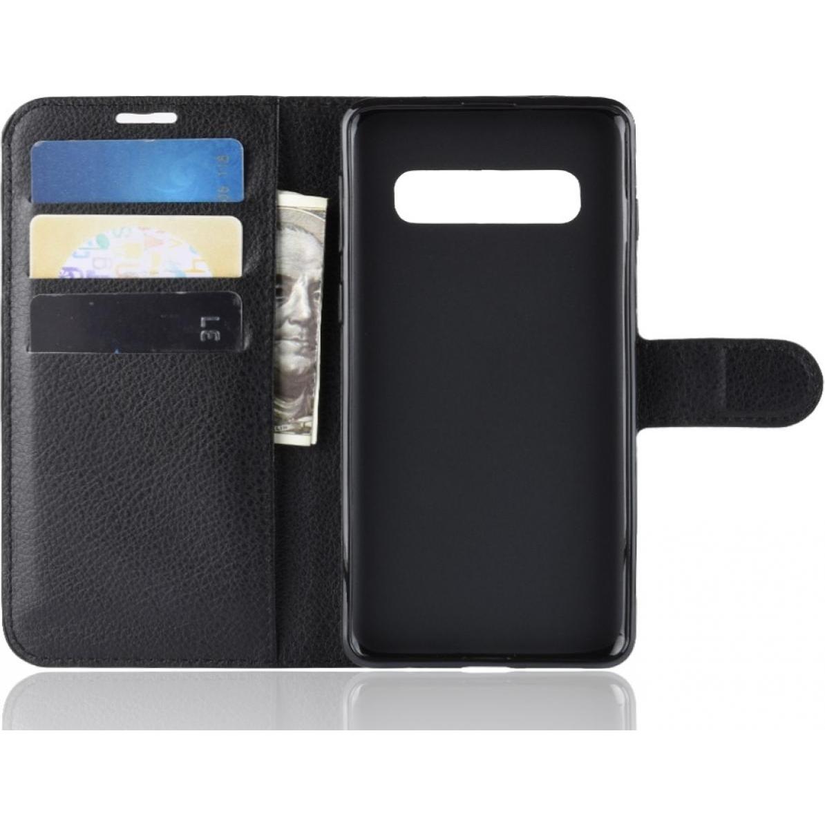 Thumbnail - Screenguard Leather Guard (Samsung Galaxy S10), Smartphone Hülle, Schwarz