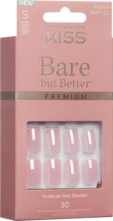 Produktbild KISS Bare-But-Better Premium Gel Nails - 30 Pieces (Kunstnägel)