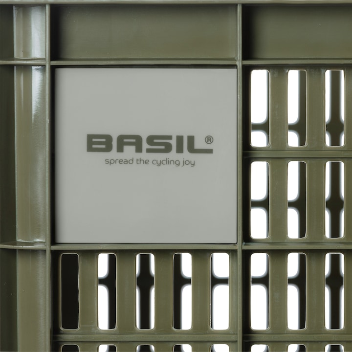 Produktbild Basil Fahrradkiste M,29.5L, recycelter Kunststoff,moss green (29.50 l)