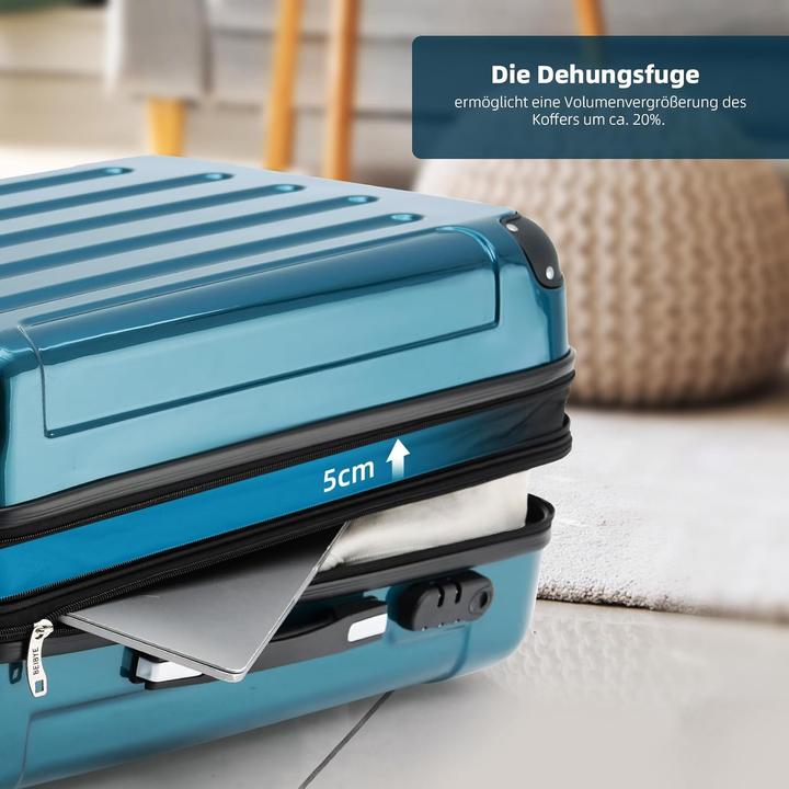 Actual product image Beibye 3-tlg. Hartschalenkoffer-Set