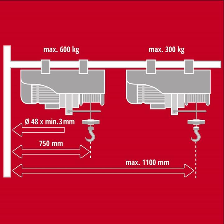 Image du produit Einhell Bras pivotant GT-SA 1200 (600 kg)