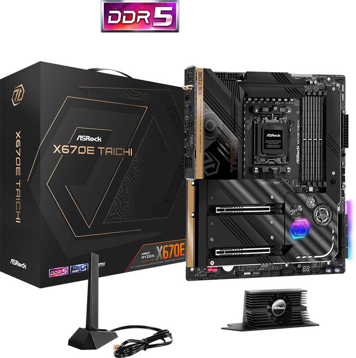 Produktbild AsRock X670E Taichi (AM5, AMD X670, E-ATX)