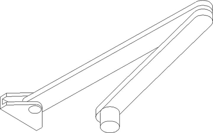 Actual product image Geze Standard linkage for door closer TS 2000 V + TS 4000 (Room door, Entrance door, Wooden door, French window, Indoor)