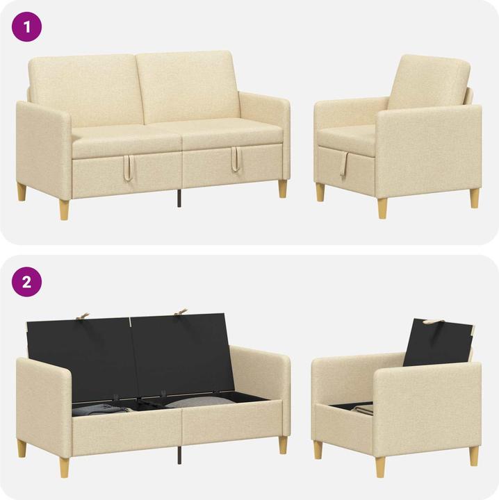 Actual product image vidaXL Sofa Set