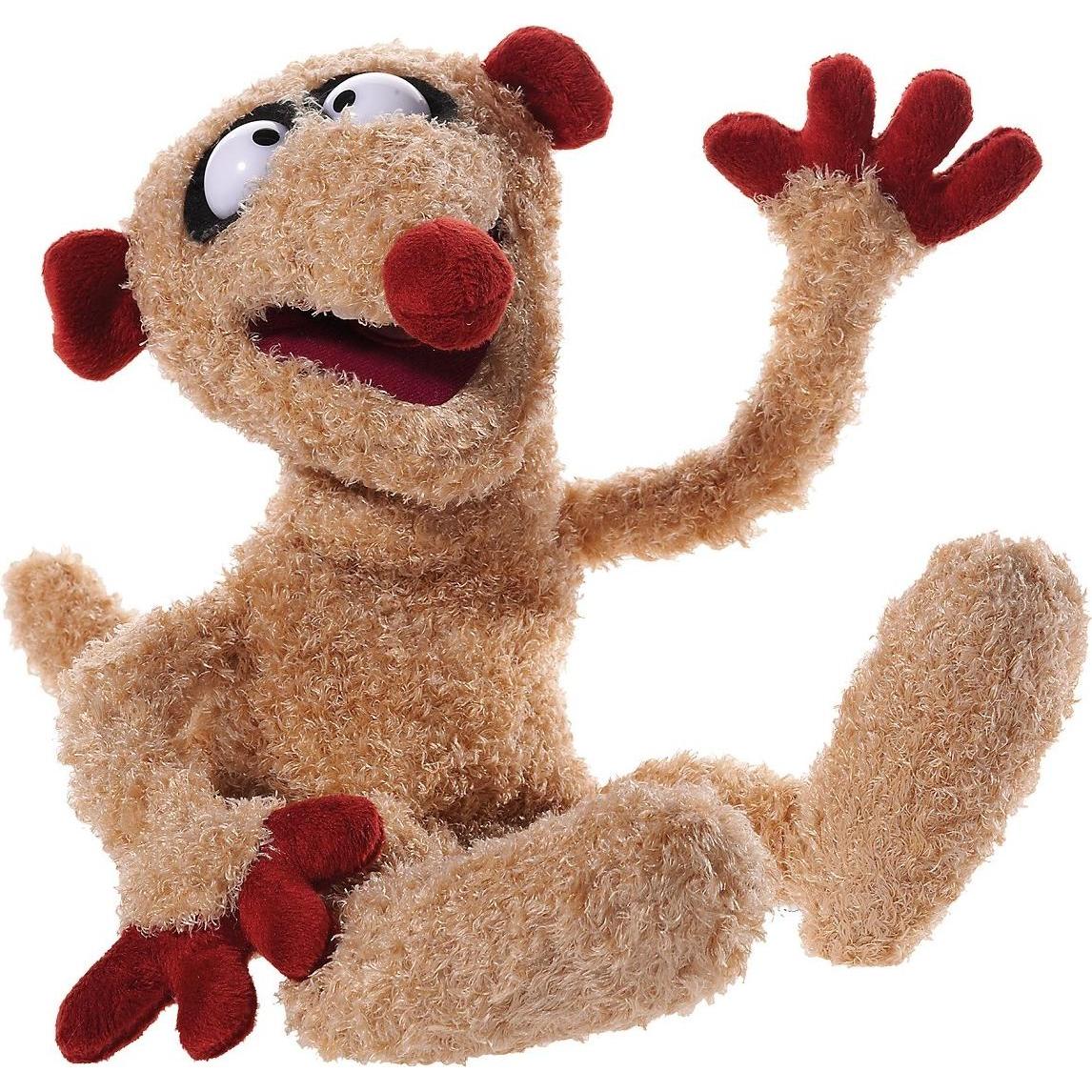 Magni Handpuppe Jan&Henry Henry rot/braun
