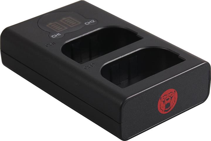 Produktbild Berenstargh Dual LCD USB Ladegerät f. Canon LP-E6 5D 60D 60Da 6D 7D EOS-70D (Kamera Akku Ladegerät)