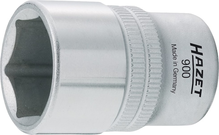 Produktbild HAZET Steckschlüsseleinsatz ∙ Sechskant 900-12 ∙ Vierkant12,5 mm (1/2 Zoll) ∙ Aussen Sechskant-Tract… (12 mm)