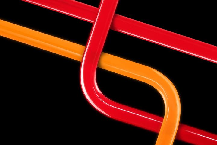 Produktbild EKWB EK-Loop Hard Tube 12/10mm Acryl, gebogen 90 Grad - 80cm, 6 Stück (0.80 m, Kunststoff)