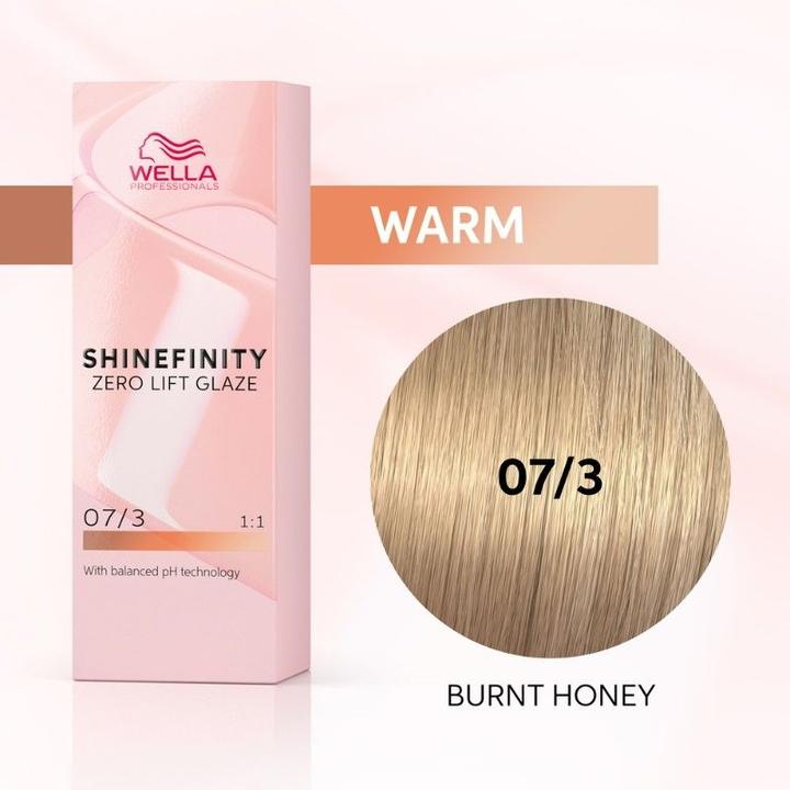 Actual product image Wella Professionals Shinefinity Zero Lift Glaze (07, 3 - Burnt Honey)