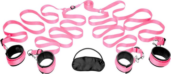 Frisky - Bedroom Restraint Kit - Pink Bed Cuffs